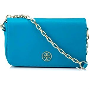 Tory Burch Robinson Mini Chain-Strap Bag